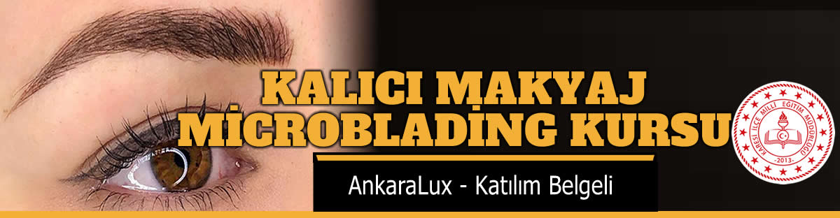 Microblading kaş tasarımı kursu Ankara